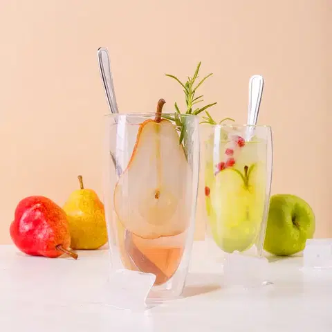 Pohár BASIC Glas Double Wall 330 ml - set 4 ks - 321230