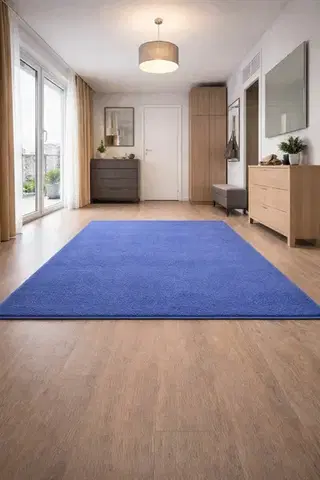 Vopi, Kusový koberec Eton modrý 82, 50x80, modrá, chodba / předsíň