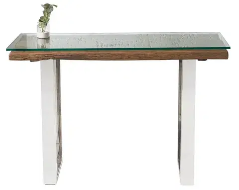 Estila Stylová konzola Barracuda 120cm recyklovaný teak