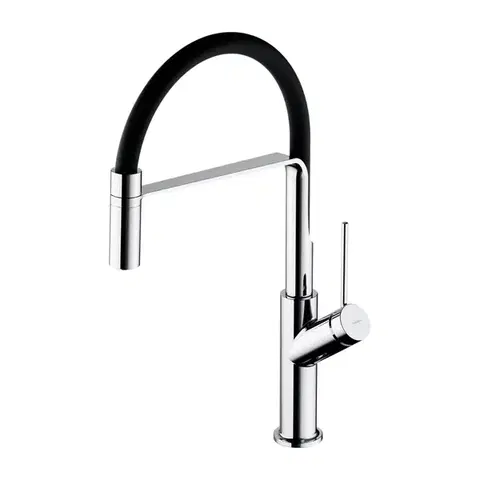 OMNIRES VITA dřezová baterie chrom / černá mat VI6350BLCR