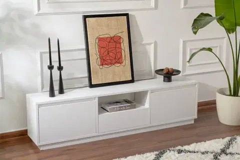 TV stolek Vanguard - Natural White
