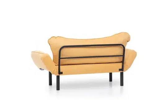Dvoumístná rozkládací pohovka Chatto - Mustard