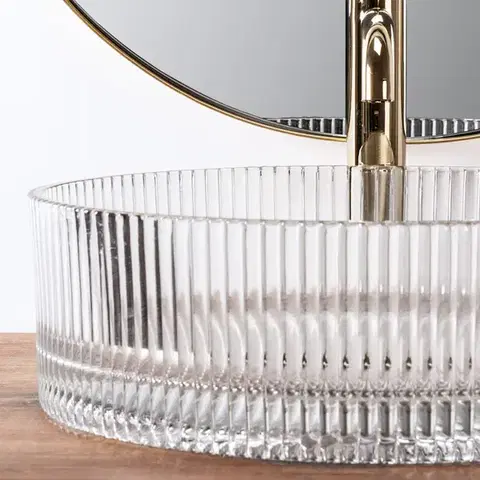 REA Umyvadlo na desku Ingrid Transparent REA-U0278