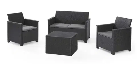 KETER Zahradní set ALODIA BOX 2 | grafit