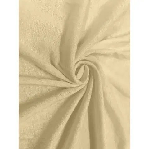 Prostěradlo jersey LUX 180x200 krémové