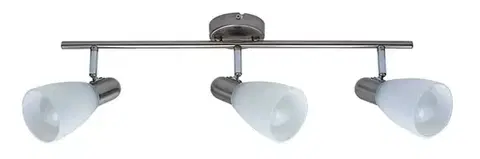 Stropní svítidlo Elipsa strip 3X7W E14 Energo matný nikl