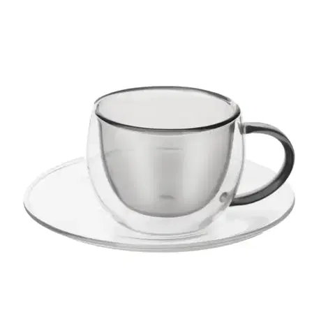 Hrnky dvoustěnné 2 ks DOUBLE espresso 0,1 l