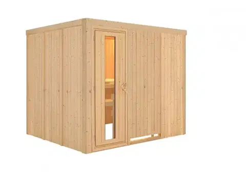 Interiérová finská sauna 231x196 cm Lanitplast