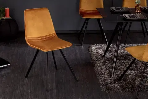 Jídelní židle 4 ks AMYKLAS Dekorhome
