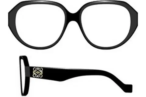 Loewe Anagram Anagram Black Cat Eye Eyeglasses - ONE SIZE (54)