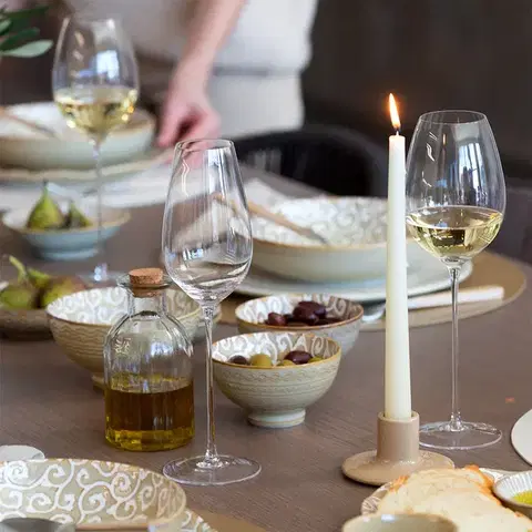 Sklenice na šampanské 360 ml, set 2 ks — FLOW Glas Platinum Line - 322913