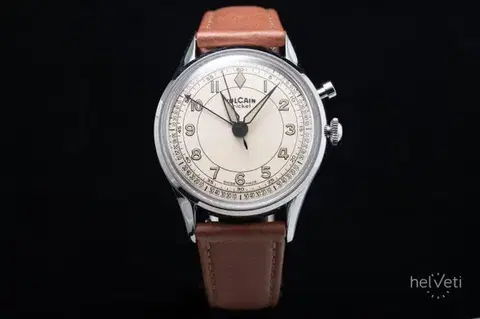 Vulcain Cricket Classique 36 mm - Eggshell - Grey