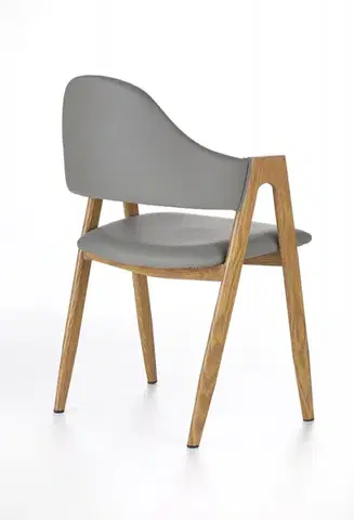 HALMAR Designová židle Meno šedá