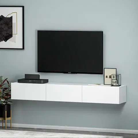 TV stolek Terra - White