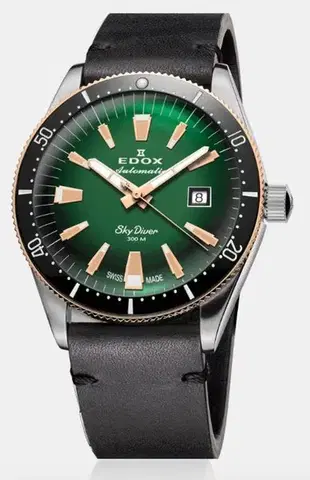 EDOX Skydiver Date Automatic 80126-357RNM-VIR Limited Edition