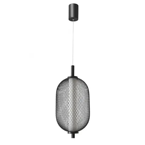 Drátěná závěsná lampa PUMA s prodlouženým stínidlem 15 x 30 cm – designová stolní LED lampa 3000K
