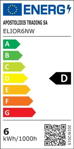 ACA Lighting LED FILAMENT E27 A60 6W 4000K 230V 830lm RA80 ELIOR6NW