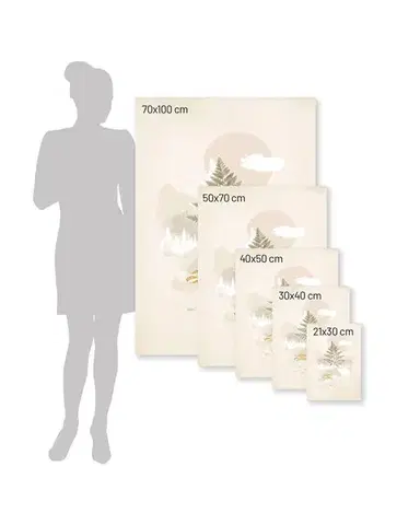 Plakát Beige Abstract II
