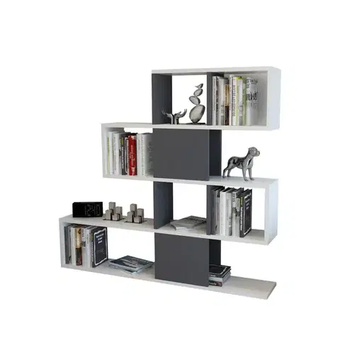 Knihovna Karlin - White, Anthracite
