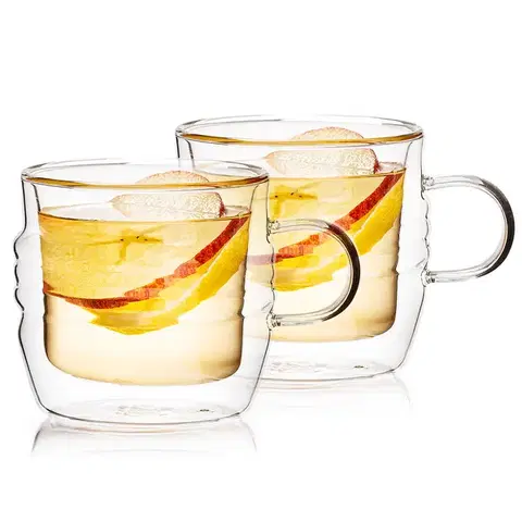 4Home Termo sklenice Stripe Hot&Cool 250 ml, 2 ks