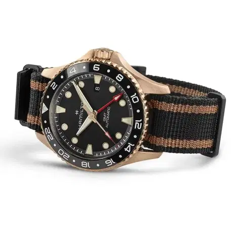 Hamilton Khaki Navy Scuba Automatic GMT Bronze H82565930