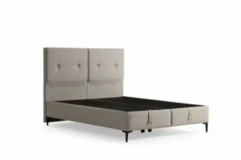 Rám dvoulůžkové postele s čelem Bade 180 x 200 - Beige