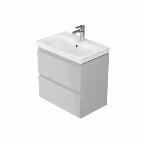 CERSANIT SET 983 MODUO SLIM 50 BÍLÁ DSM (SKŘÍŇKA + UMYVADLO) S801-229-DSM