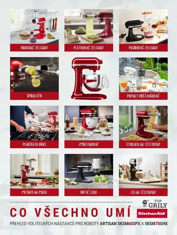 Kuchyňský robot KitchenAid 5KSM70SHX - černá