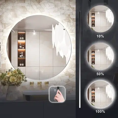 REA Zrcadlo LED 60cm HZJ060 HOM-02826