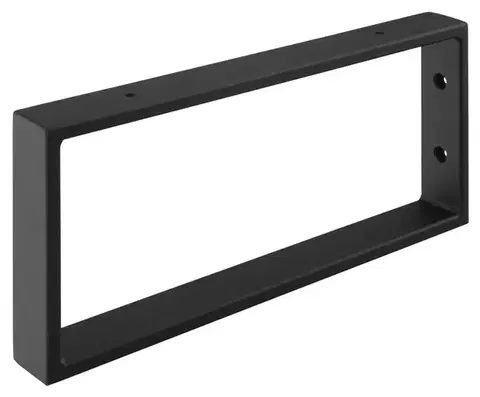 SAPHO Podpěrná konzole 350x150x40, lakovaná ocel, černá mat, 1 ks 30365