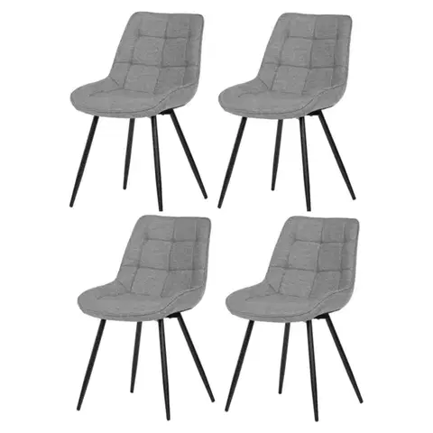 Sada jídelních židlí CT-395 SIL2, 4 ks