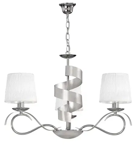 Stropní svítidlo chromový lustr 3x40W E14 Denis