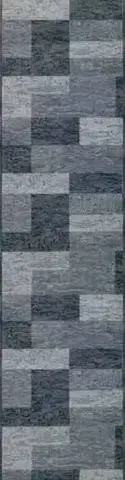 Associated Weavers, Protiskluzový běhoun na míru Icona 97, šíře 80 cm, šedá, chodba / předsíň