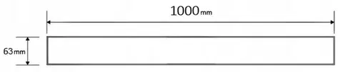 MEXEN Rošt M12 pro žlab 100 cm zlato 1521100