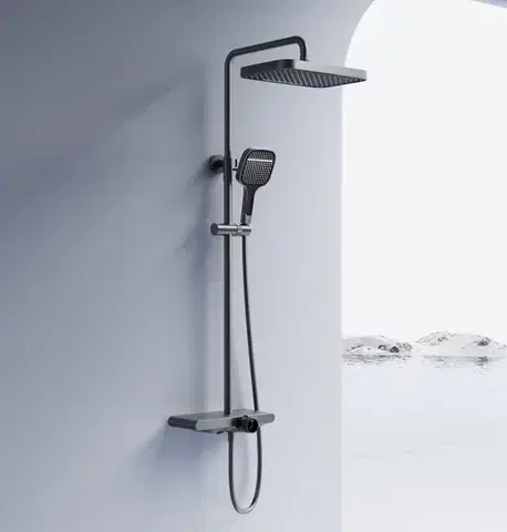 REA Sprchový set Bari Titanium REA-P0890