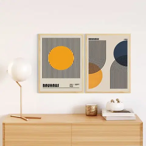 Dekorativní rámovaný obraz z MDF (2 kusy) Huhu244 - 20 x 30