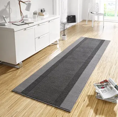 Kusový běhoun Hanse Home Basic 102497 Grey 80x200 cm