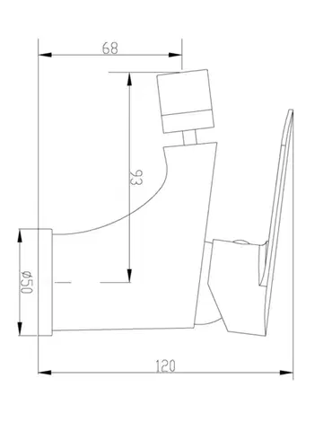 INVENA Bidetová baterie ESLA BB-94-001-L