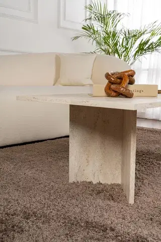 Konferenční stolek Sabin - Travertine