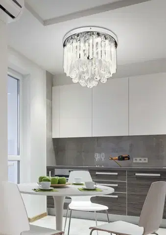 LED stropní lampa 28cm ATELLA CHROM