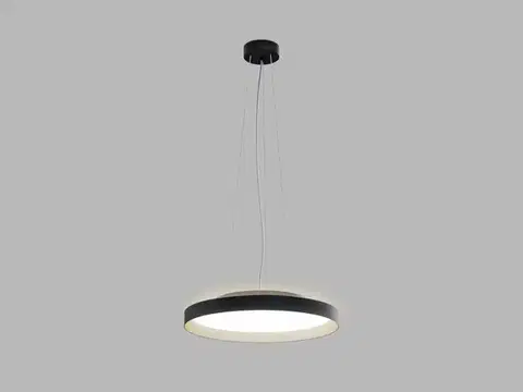 LED2 32748537 Závěsné svítidlo MOON 40 P/N-Z, BG 36W 2CCT 3000K/4000K černá/zlatá RING