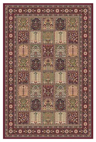 Sintelon, Kusový koberec Solid 12 CVC, 200x300, červená, obývací pokoj