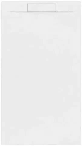 Sprchová vanička obdélníková SAT Fusion 160x90 cm litý mramor Blanco SATFU16090BL SATFU16090BL