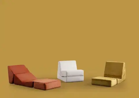 Rozkládací křeslo Origami Convertable - Cream
