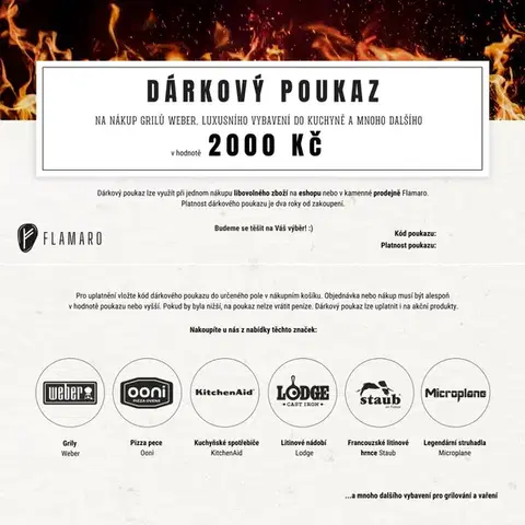 Dárkový poukaz 2.000 Kč