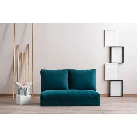 Dvoumístná rozkládací pohovka Taida - Petrol Green