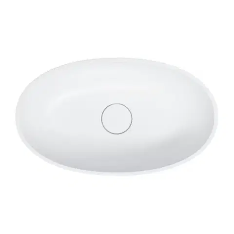 OMNIRES SHELL M+ umyvadlo na desku, 60 x 35 cm bílá mat /BM/ SHELLUNBM