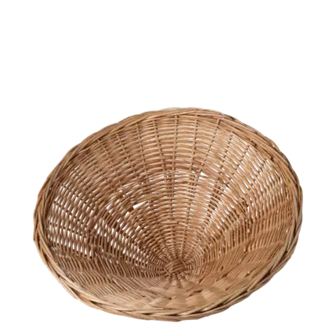 Kulatý proutěný košík na chléb Ø 50 cm H: 20 cm — Flow Wicker - 593680