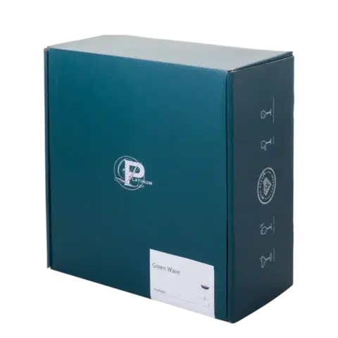 Sklenice na červené víno 850 ml, set 2 ks — Green Wave Platinum Line Lunasol II - 322902