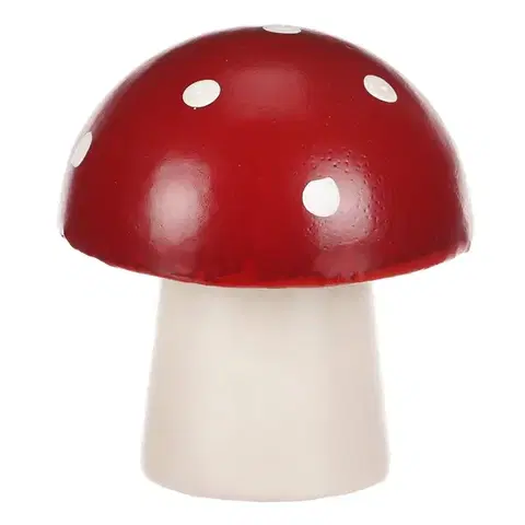 Houba Muchomůrka velká, plast, v. 11 cm, 11 cm